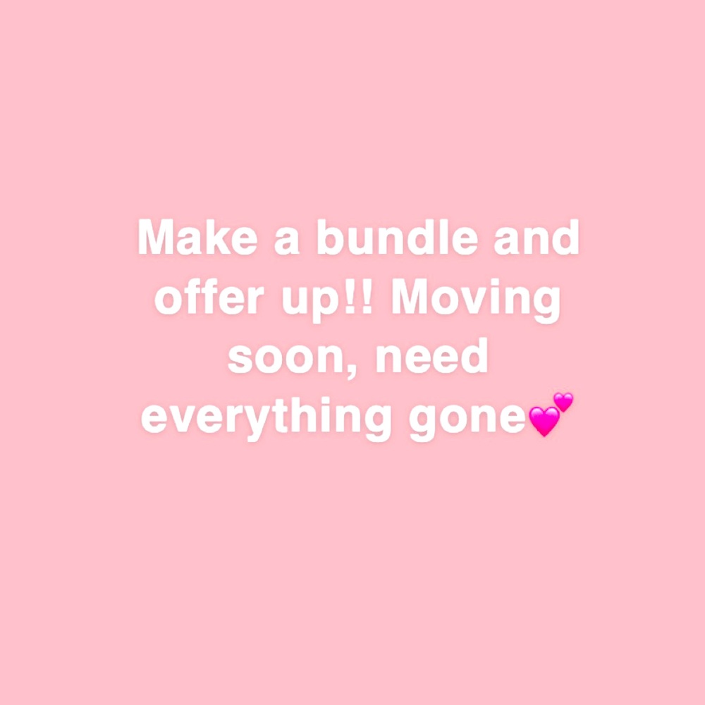 Make me an offer on anything!!! Bigger discounts on bundles!